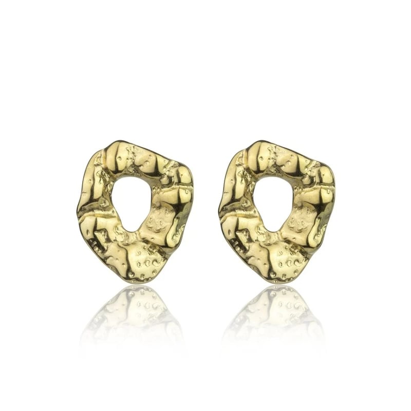 Designové pozlacené náušnice Haisley Gold Earrings MCE24014G Marc Malone Designové pozlacené náušnice Haisley Gold Earrings MCE24014G Marc Malone