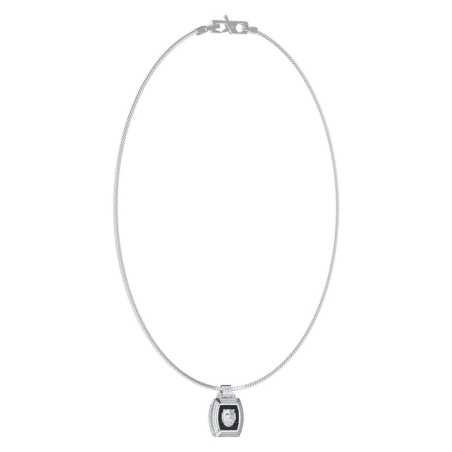 Moderní ocelový náhrdelník Lion King JUMN05001JWSTT/U Guess