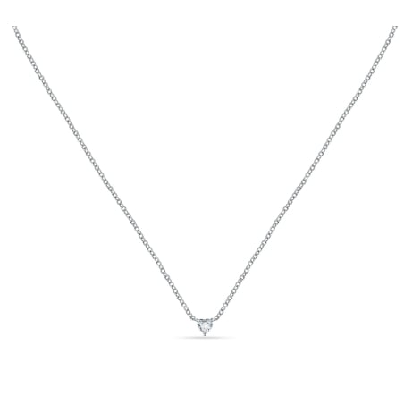 Stříbrný náhrdelník s čirým srdíčkem Silver LPS10AWV17 La Petite Story