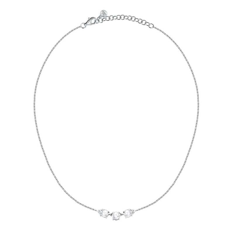 Luxusní stříbrný náhrdelník s kubickými zirkony Tesori SAIW296 Morellato Luxusní stříbrný náhrdelník s kubickými zirkony Tesori SAIW296 Morellato