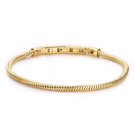 Minimalistický pozlacený náramek pro muže Riptide BTD026 Brosway