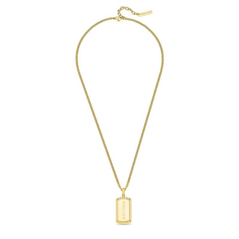 Pánský pozlacený náhrdelník z oceli Taper PEAGN0041302 Police Pánský pozlacený náhrdelník z oceli Taper PEAGN0041302 Police
