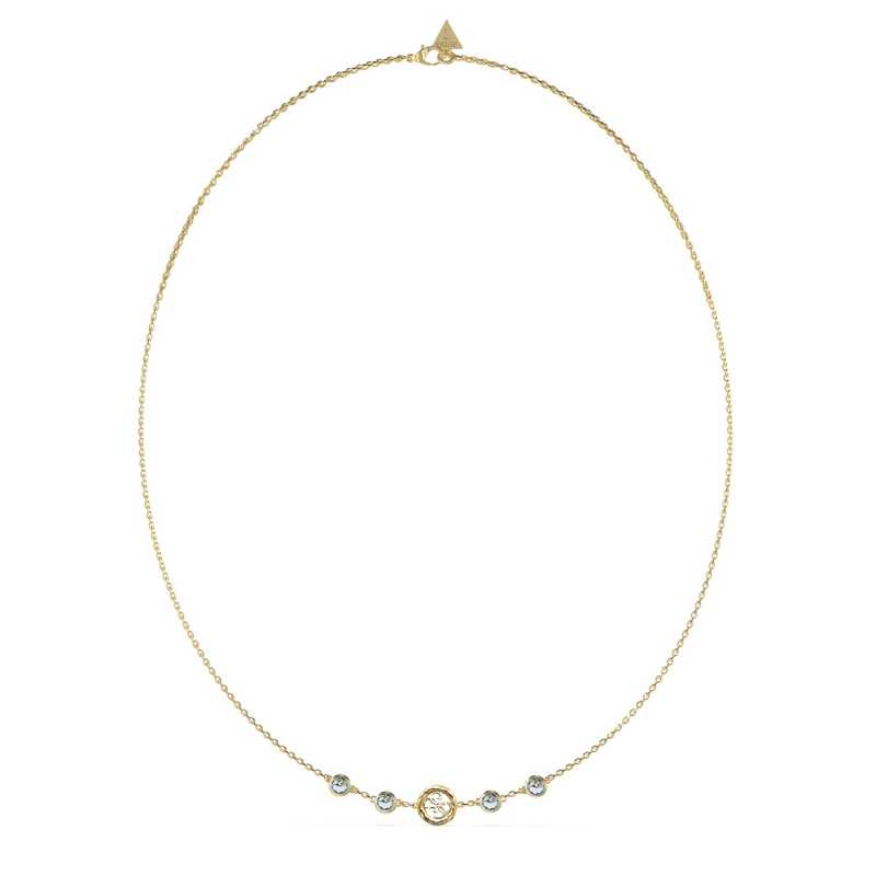 Luxusní pozlacený náhrdelník Petra JUBN05097JWYGAQT/U Guess Luxusní pozlacený náhrdelník Petra JUBN05097JWYGAQT/U Guess