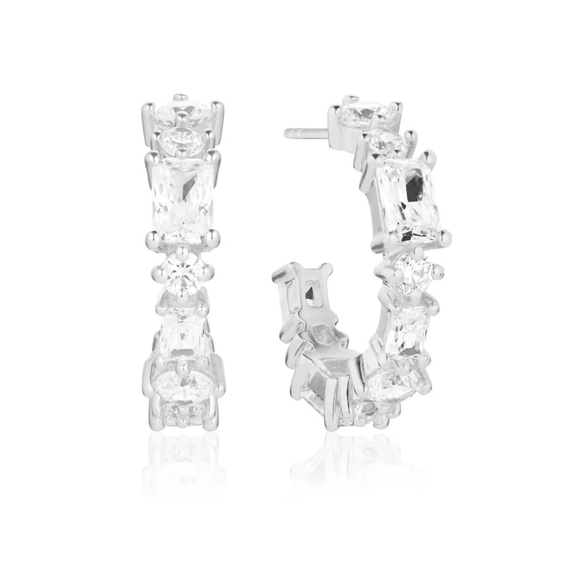Stříbrné náušnice s kubickými zirkony Ivrea SJ-E12312-CZ Sif Jakobs