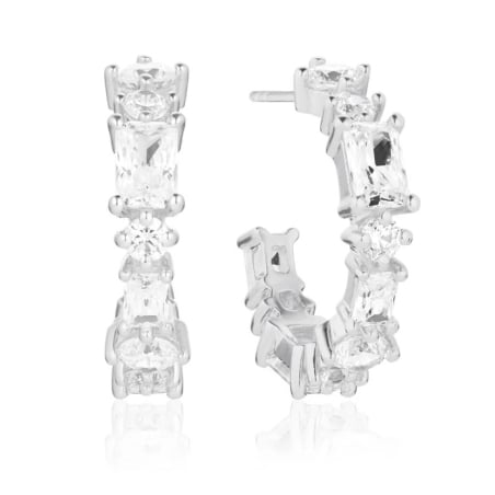 Stříbrné náušnice s kubickými zirkony Ivrea SJ-E12312-CZ Sif Jakobs