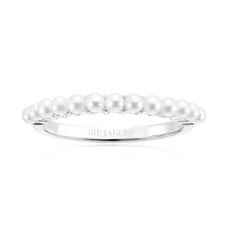 Půvabný stříbrný s pravými perlami Ellera SJ-R2869-P Sif Jakobs / Obvod: 52 mm - 52 mm