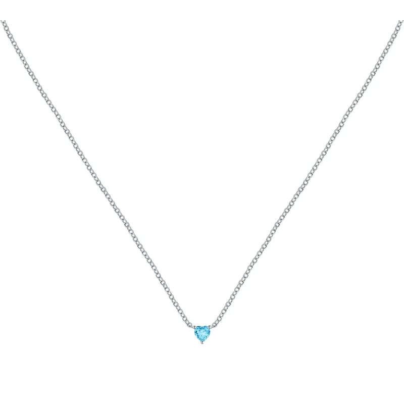 Stříbrný náhrdelník s modrým srdíčkem Silver LPS10AWV18 La Petite Story Stříbrný náhrdelník s modrým srdíčkem Silver LPS10AWV18 La Petite Story