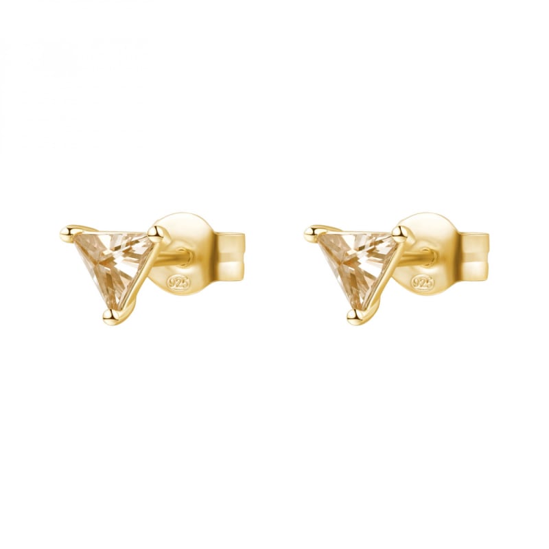 Minimalistické pozlacené náušnice pecky Vittoria RZVT22 Rosato Minimalistické pozlacené náušnice pecky Vittoria RZVT22 Rosato