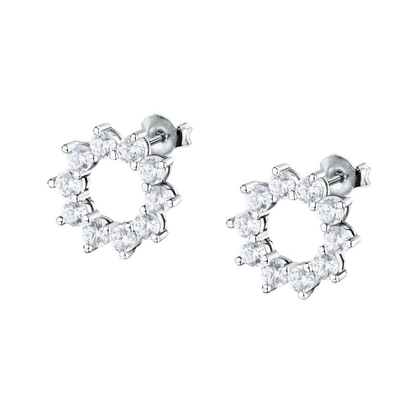 Stříbrné náušnice Sluníčka s kubickými zirkony Tesori SAIW263 Morellato Stříbrné náušnice Sluníčka s kubickými zirkony Tesori SAIW263 Morellato