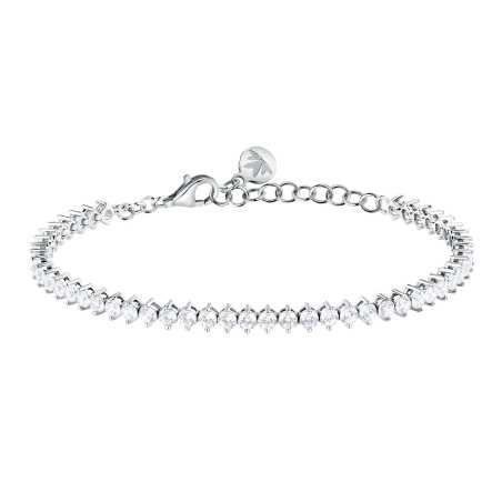 Oslnivý tenisový náramek s kubickými zirkony Tesori SAIW261 Morellato