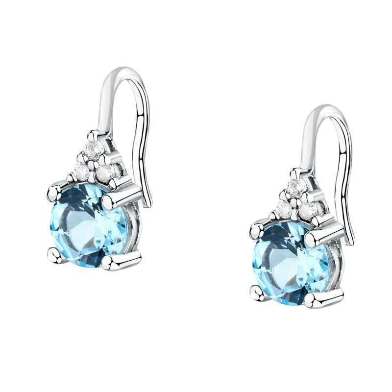 Elegantní stříbrné náušnice s kubickými zirkony Tesori SAIW294 Morellato