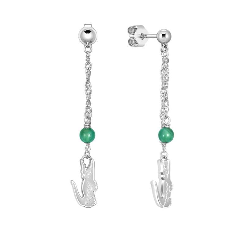 Visací ocelové náušnice s přívěsky Deva 2040459 Lacoste