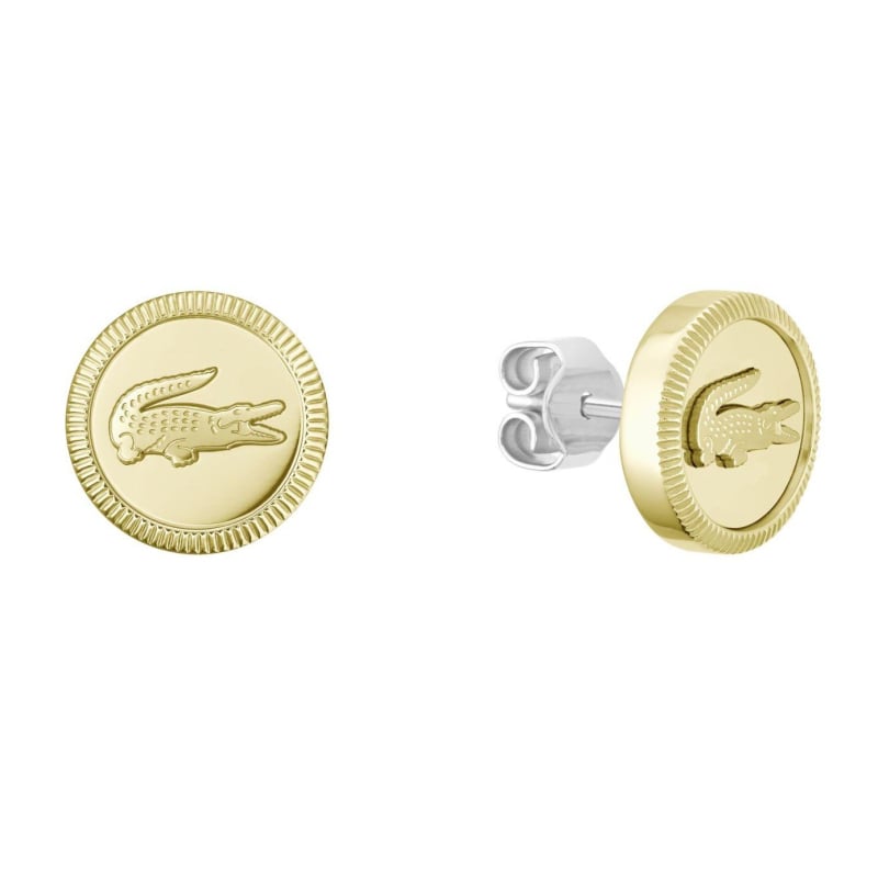 Pozlacené náušnice s krokodýlem Memento 2040422 Lacoste Pozlacené náušnice s krokodýlem Memento 2040422 Lacoste
