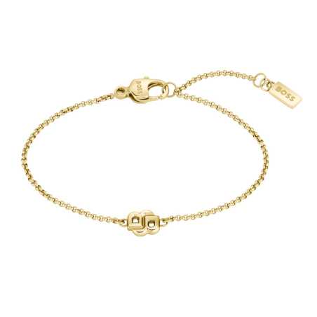 Módní pozlacený náramek pro ženy Double B 1580698 Hugo Boss