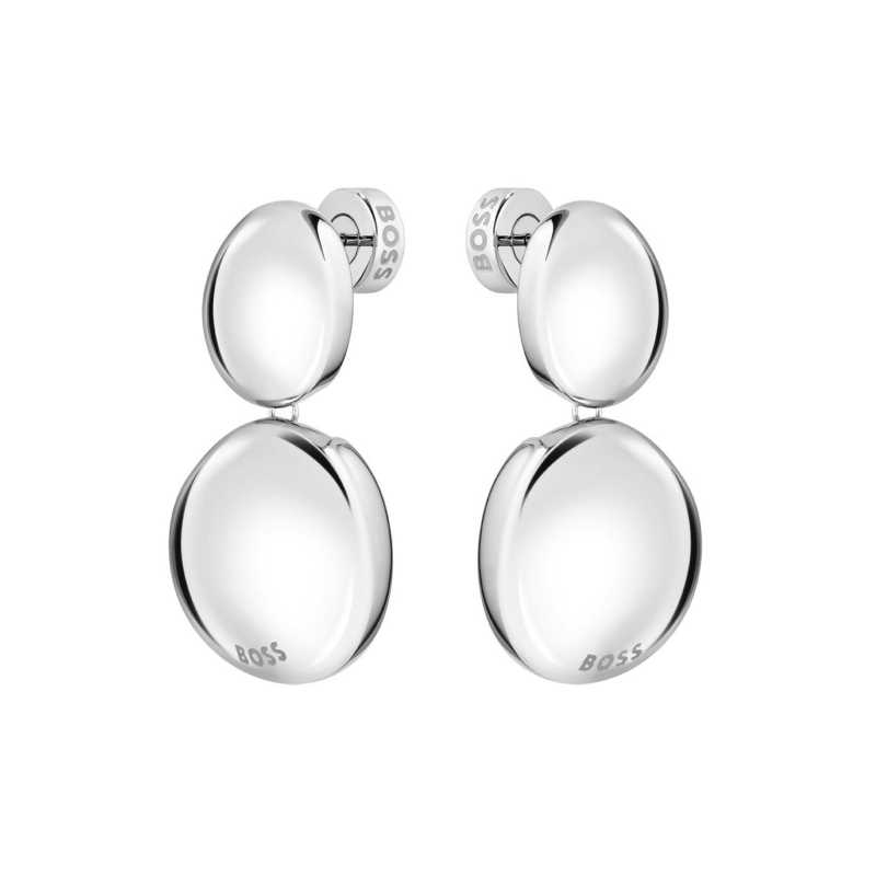 Módní visací náušnice z oceli Nugget 1580718 Hugo Boss