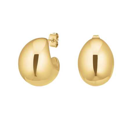 Masivní pozlacené náušnice Chunky JECMG-J976 Rosefield