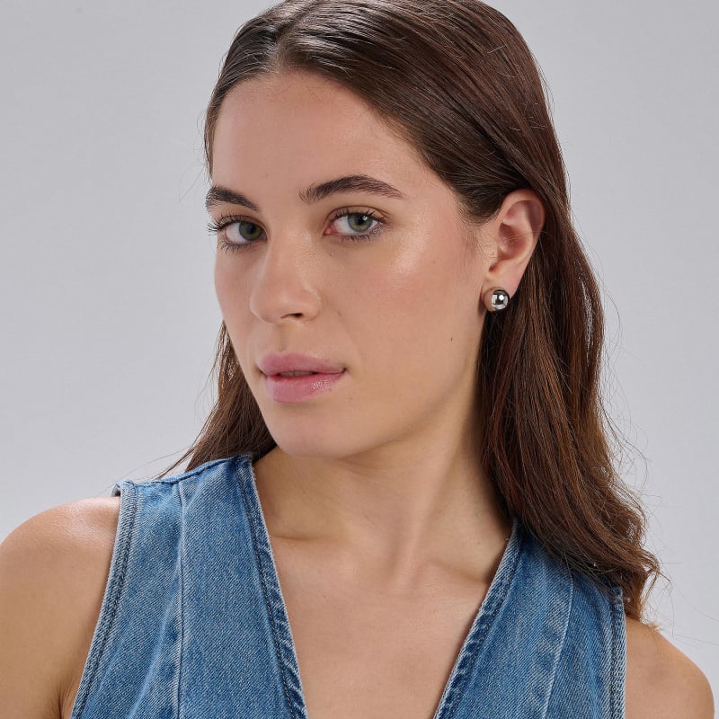 Ocelové náušnice Perfect BPC3 Brosway / Délka: 1,4 cm