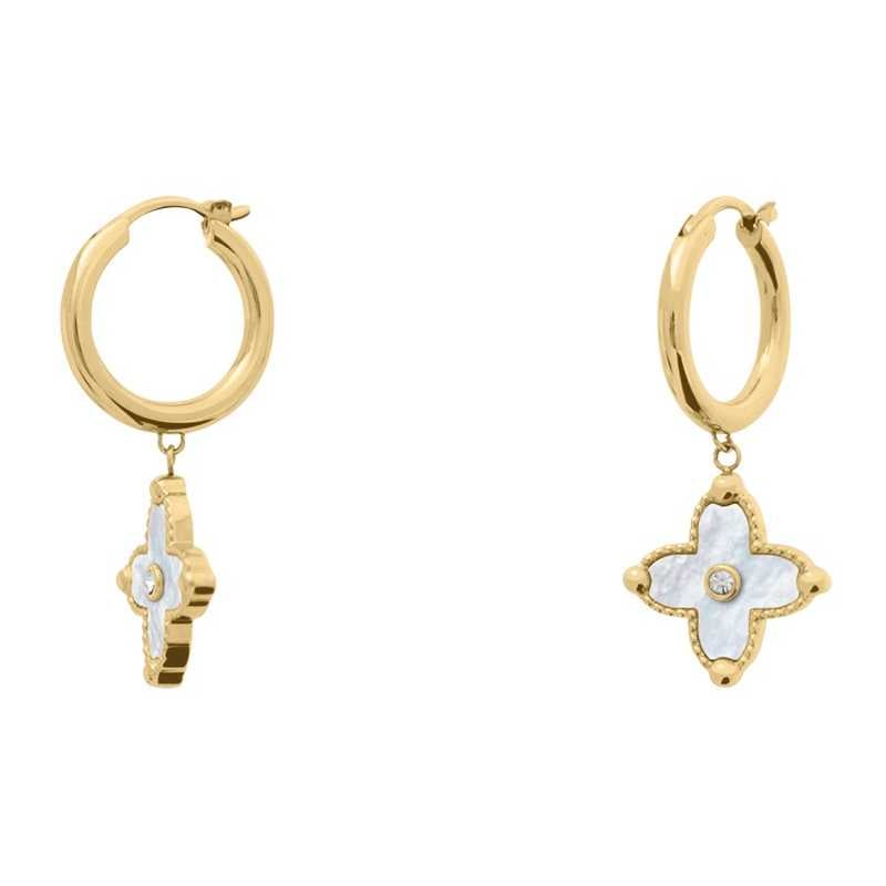 Pozlacené visací náušnice s perletí Rubya BJ23A6211 Pierre Lannier