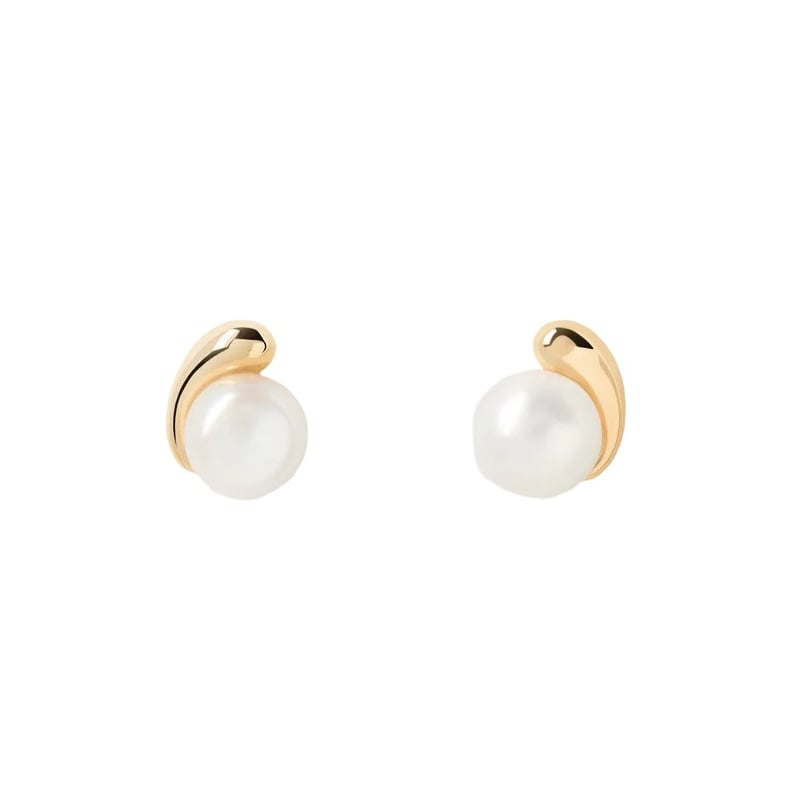 Půvabné pozlacené náušnice pecky La Perla AR01-E68-U Pdpaola