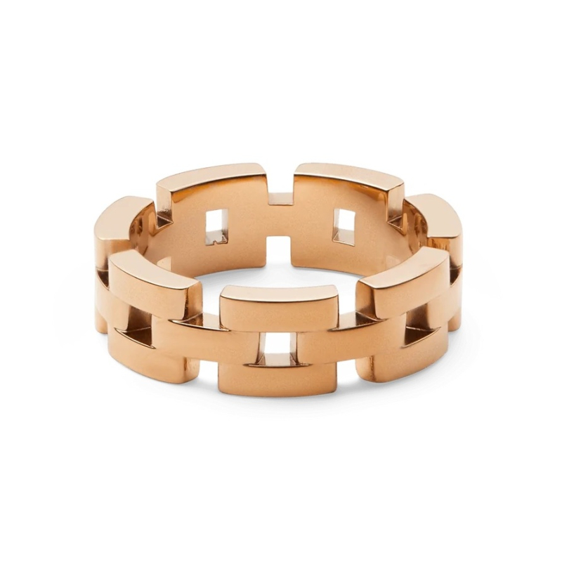 Fashion pozlacený prsten 3-Link DW0040096 Daniel Wellington / Obvod: 54 mm - 54 mm