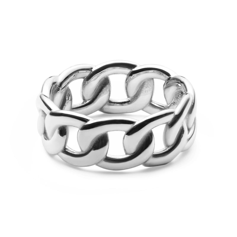 Elegantní ocelový prsten Chunky Chain DW0040084 Daniel Wellington / Obvod: 52 mm - 52 mm