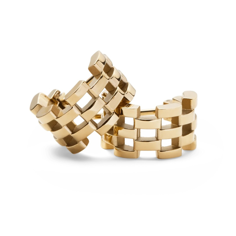 Stylové pozlacené náušnice 5-Link DW00400990 Daniel Wellington Stylové pozlacené náušnice 5-Link DW00400990 Daniel Wellington