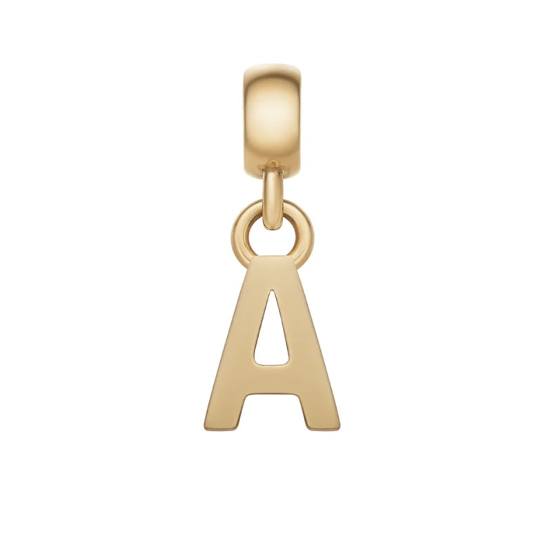 Pozlacený přívěsek písmeno "A" Charms DW00400484 Daniel Wellington Pozlacený přívěsek písmeno "A" Charms DW00400484 Daniel Wellington