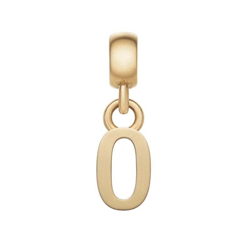 Pozlacený přívěsek písmeno "O" Charms DW00400498 Daniel Wellington