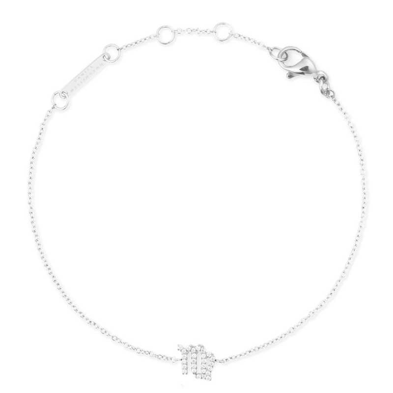 Ocelový řetízkový náramek znamení Panna Crystal Zodiac DW00400936 Daniel Wellington