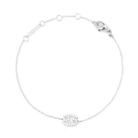 Ocelový řetízkový náramek znamení Rak Crystal Zodiac DW00400934 Daniel Wellington