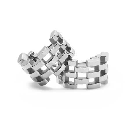 Stylové ocelové náušnice 5-Link DW00401020 Daniel Wellington