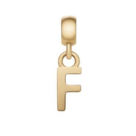 Pozlacený přívěsek písmeno "F" Charms DW00400489 Daniel Wellington