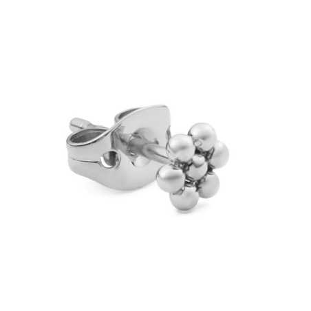 Ocelová single náušnice Květina DW00400873 Daniel Wellington