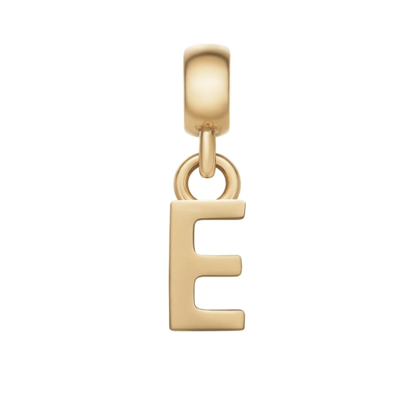 Pozlacený přívěsek písmeno "E" Charms DW00400488 Daniel Wellington