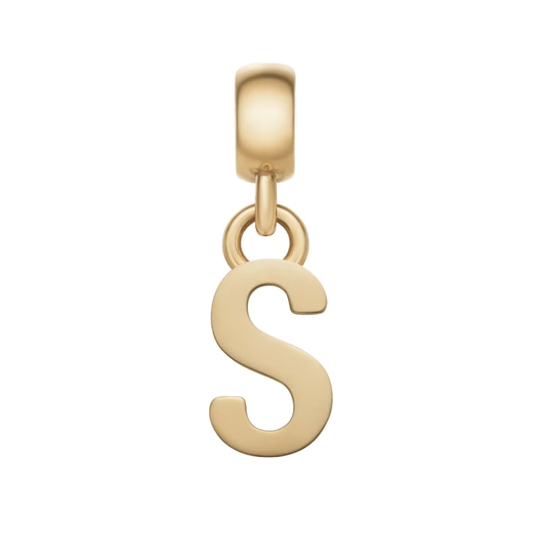 Pozlacený přívěsek písmeno "S" Charms DW00400502 Daniel Wellington