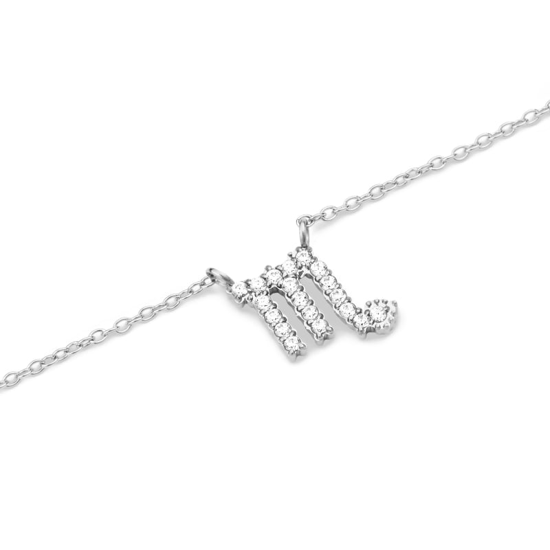 Nestárnoucí ocelový náhrdelník znamení Štír Crystal Zodiac DW00400950 Daniel Wellington