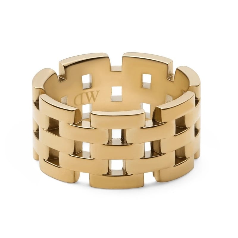 Úchvatný pozlacený prsten z oceli 5-Link DW0040100 Daniel Wellington / Obvod: 56 mm - 56 mm Úchvatný pozlacený prsten z oceli 5-Link DW0040100 Daniel Wellington / Obvod: 56 mm - 56 mm