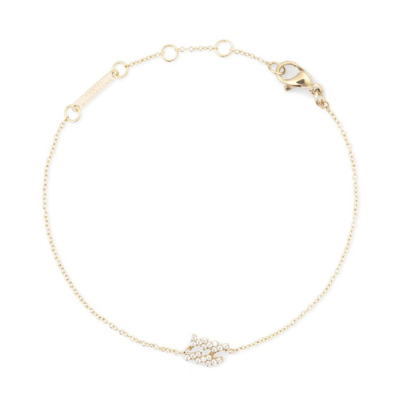 Pozlacený řetízkový náramek znamení Vodnář Crystal Zodiac DW00400917 Daniel Wellington