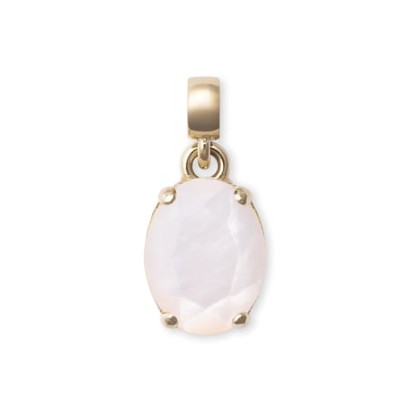 Půvabný pozlacený přívěsek s perletí Mother of Pearl DW00401461 Daniel Wellington