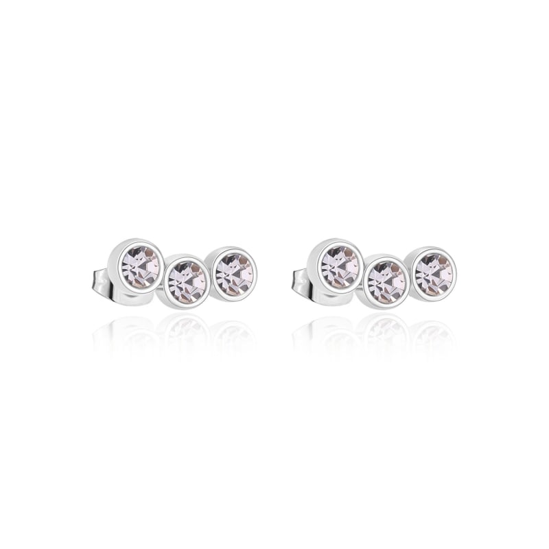 Podélné ocelové náušnice pro ženy Luce SCE29 S Agapo