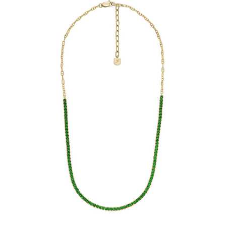 Pozlacený tenisový řetízek Heritage D-Link JA7270710 Fossil