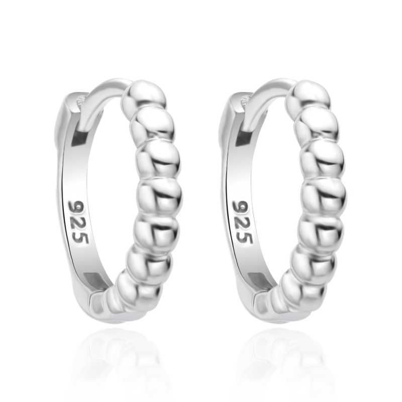 Půvabné kruhové náušnice ze stříbra AGT-E249K Agato Půvabné kruhové náušnice ze stříbra AGT-E249K Agato