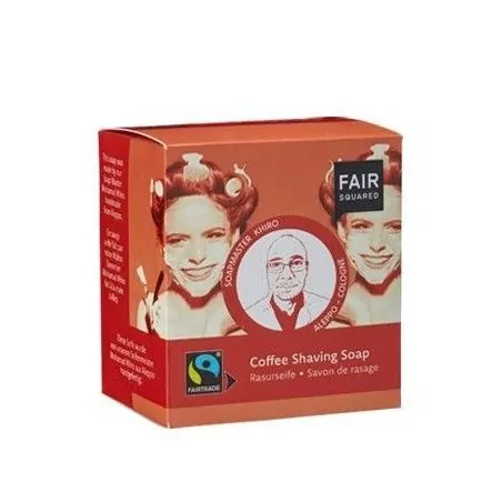 Tuhé kávové mýdlo na holení Fair Squared -160 g
