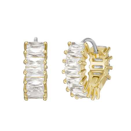 Blyštivé pozlacené kruhy z mosazi Hazel JOA00717710 Fossil