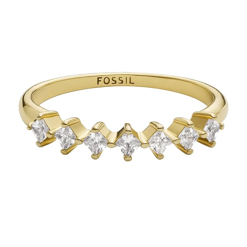 Elegantní pozlacený prsten Hazel JOA00814710 Fossil / Obvod: 54 mm - 54 mm