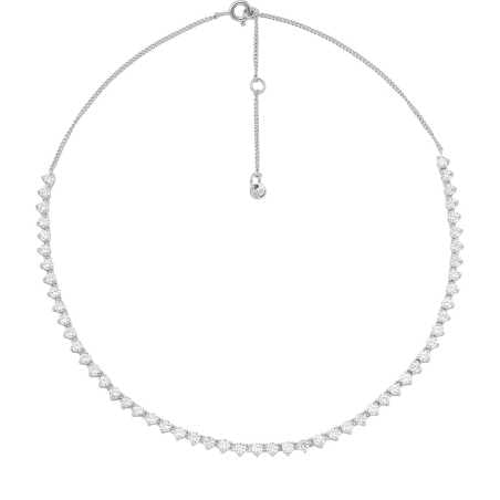 Luxusní stříbrný náhrdelník se zirkony Tennis MKC1612AN040 Michael Kors
