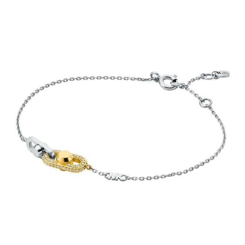 Stříbrný bicolor náramek se zirkony Astor Link MKC1737CZ931 Michael Kors Stříbrný bicolor náramek se zirkony Astor Link MKC1737CZ931 Michael Kors