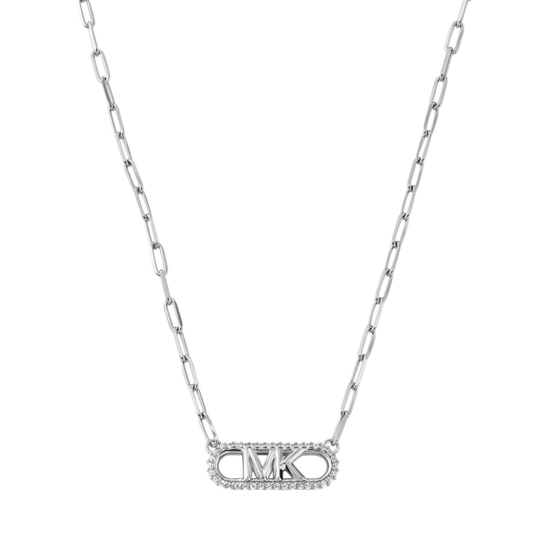 Půvabný stříbrný náhrdelník s kubickými zirkony MKC1655CZ040 Michael Kors