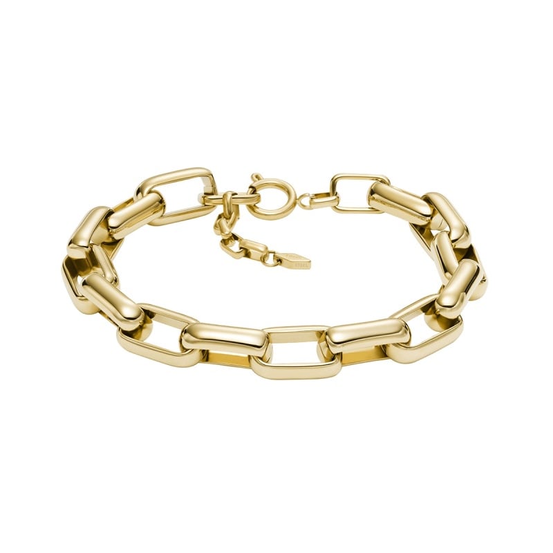 Masivní pozlacený náramek Archival Core JOF00972710 Fossil