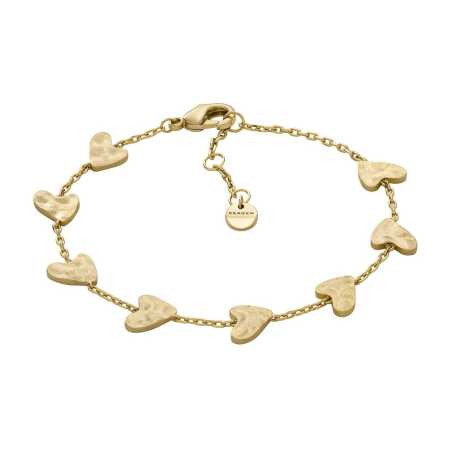 Pozlacený srdíčkový náramek Anja Hearts SKJ5010710 Skagen